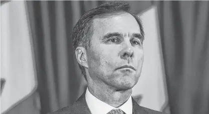  ?? POSTMEDIA PHOTO ?? Finance Minister Bill Morneau.