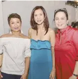  ??  ?? Ces Oreña- Drilon, Trickie Lopa and Alicia Sy.