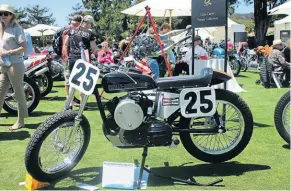  ?? ?? Cal Rayborn’s dual carb Harley KR750 which was basically obsolete when it was built in the late 1960s. That didn’t stop Cal winning the Daytona 200 in 1968, lapping everyone including Phil Read. He did it again in 1969 on the same bike, proving why his death in 1974 robbed the USA of probably its finest ever road racer.