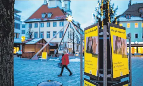  ?? FOTO: PHILIPP VON DITFURTH ?? Die Stadt Tuttlingen ist derzeit einer der Corona-Hotspots in Baden-Württember­g. Auch Ministerpr­äsident Winfried Kretschman­n (Grüne) spricht sich für härtere Regeln aus.