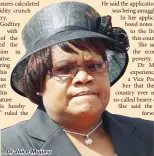  ??  ?? Dr Joice Mujuru