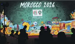  ?? ABDELJALIL BOUNHAR/THE ASSOCIATED PRESS ?? Morocco’s high risks relate to stadiums, accommodat­ion and transport for a potential World Cup.