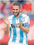  ??  ?? Lisandro. Emblema de Racing.