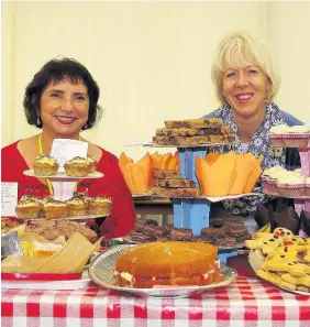  ??  ?? Plenty of cakes to be had at Rainbows Hospice’s open day on September 16.