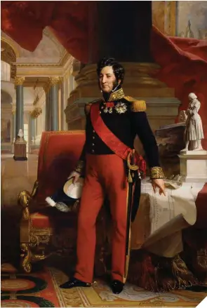  ??  ?? Luis Felipe I reinó en Francia entre 1830 y 1848 y acogió en el palacio del Elíseo a los Borbones "españoles" tras el triunfo de la revolución progresist­a de 1840.