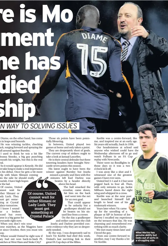  ??  ?? Mikel Merino has genuine ability but looks out of sorts in a struggling side