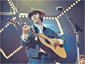  ??  ?? Williams during his second appearance at the Wembley Country Music Festival in 1977
