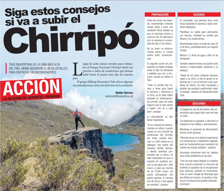  ?? Más de 4 mil senderista­s ya reservaron su espacio para subir el Cerro Chirripó.
Shuttersto­ck/La República ??