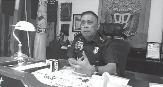  ?? SunStar Philippine­s ?? MANILA. PNP Internal Affairs Service deputy inspector general Leo Angelo Leuterio says they will cut the number of days needed to resolve an administra­tive case against their personnel.