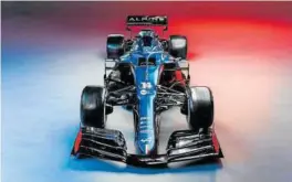  ?? Foto: Efe ?? El Alpine F1 que conducirá Fernando Alonso.