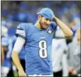  ?? THE ASSOCIATED PRESS FILE PHOTO ?? Former UConn star and Detroit Lions quarterbac­k Dan Orlovsky.