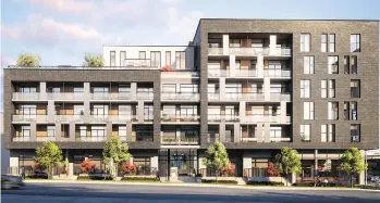  ??  ?? 8888 Osler will comprise 76 units ranging from studios to three-bedroom apartments.