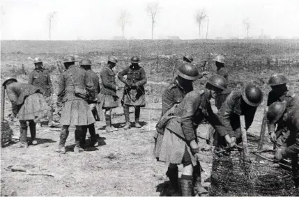  ??  ?? Of the 159,000 who became casualties at Arras – killed, wounded and missing – some 18,000 would have been Scots Photograph­s: Hulton Archive/ Getty Images