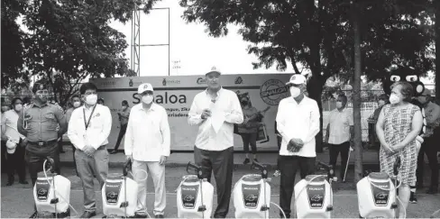  ?? FOTO: LUIS GERARDO MAGAÑA ?? > Inicio de la campaña contra el dengue, el zika y el chikunguña.