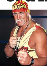  ?? ?? Wrestling superstar: Hulk Hogan