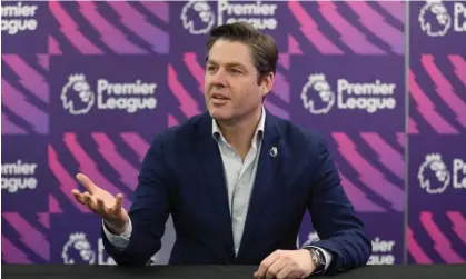  ?? ?? Chief executive of Premier League, Richard Masters, said the league had earned an advantage over its European competitor­s. Photograph: Alex Morton/Getty Images for Premier League