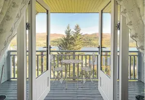  ??  ?? Gannochy Lodge, Loch Tummel, is on sale through Savills for offers in the region of £550,000.
www.savills.com