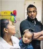  ?? ANTHONY WALLACE/AFP/GETTY IMAGES FILES ?? Supun Thilina Kellapatha, his wife Nadeeka Dilrukshi Nonis and their son Dinath are Sri Lankan refugees who helped shelter fugitive whistleblo­wer Edward Snowden in 2013 in their home in Hong Kong.