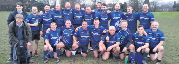  ??  ?? Macclesfie­ld RUFC fourth team ahead of their clash against Northwich seconds at the weekend