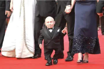  ?? — AFP file photo ?? Troyer arrives for the screening of the movie ‘The Imaginariu­m of Doctor Parnassus’ at the 62nd Cannes Film Festival, on May 22, 2009.