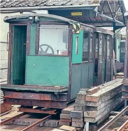  ?? ?? Carriage No. 1327 taken out of service in June prior to being stripped for extensive repairs to the bodywork and interior.