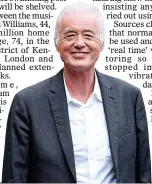  ??  ?? CELEBRATIN­G: Veteran rocker Jimmy Page