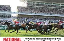  ??  ?? NATIONAL TREASURE
The Grand National meeting was due to start next Thursday and televised for a fourth year on ITV