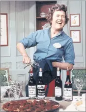  ?? SONY PICTURES CLASSICS ?? Chef Julia Child enjoys cooking in her studio kitchen in an image from the new and engaging documentar­y “Julia.”