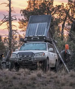  ??  ?? Remote, beautiful camping is what a vehicle like this
is all about.