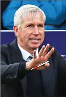  ??  ?? RELIEF: Alan Pardew eased the pressure with this handsome victory