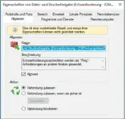  ??  ?? Über die WindowsFir­ewall können Sie regeln, ob ein Rechner auf Ping-Anfragen im Netzwerk reagieren soll oder nicht.