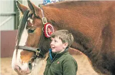  ?? ?? Harry Martin, who won the section for handlers under 11.