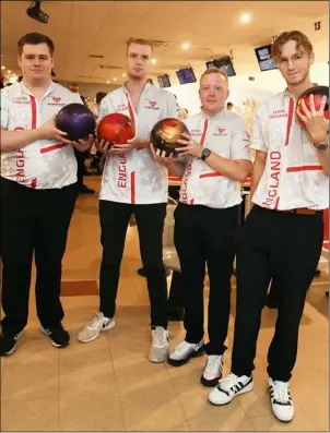  ?? ?? TEAM England were the big winners in this year’s Youth Triple Crown event held at Barnsley Bowl.
Taking place over last weekend, some of the country’s up and coming bowling stars travelled to Barnsley to showcase their skills.