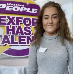  ??  ?? Lili O’Brien Dobbs is 15 years of age and is from Castlebrid­ge Wexford. She loves singing and drama and attends classes in Corish Wallace Performing Arts. In July 2019 she competed in Teenstars Ireland and was an All -Ireland finalist. Her ambition is to become a hugely successful famous singer. LILI O’BRIEN DOBBS