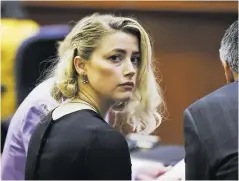  ?? Efe ?? Amber Heard no tendría la suma establecid­a.