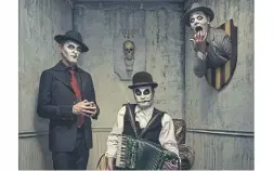  ?? ?? The Tiger Lillies play at The New Theatre Royal on June 9, 2023.