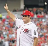  ?? GETTY IMAGES ?? Jenkins says Pete Rose was punished too harshly for betting on baseball and belongs in the Hall.