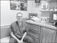  ?? AP ?? Dr. Byron Maas of the Bend Veterinary Clinic in Bend, Ore., says more research needs to be done on the effectiven­ess of marijuana-based products to treat joint pain in pets.