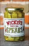  ?? COURTESY OF TODD FLEMMING ?? Dirty dill spears from Wickles