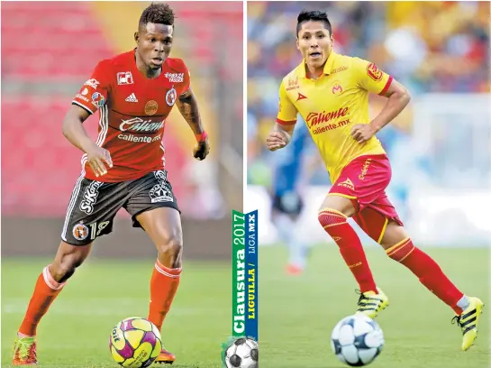  ??  ?? El colombiano Avilés Hurtado y el peruano Raúl Ruidíaz