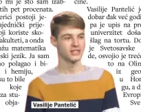  ??  ?? Vasilije Pantelić