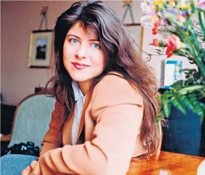  ??  ?? Face of feminism: the young Naomi Wolf. Right: her first book, The Beauty Myth, and Outrages, her most recent