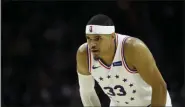  ?? THE ASSOCIATED PRESS FILE ?? Tobias Harris will be a 76er for the next five years. The team officially announced his signing on Wednesday.