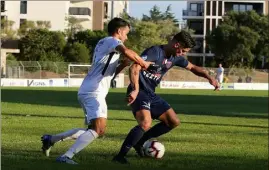  ?? (Photo Philippe Arnassan) ?? Sébastien Amoros et les Grassois ont perdu pour la première fois cette saison.