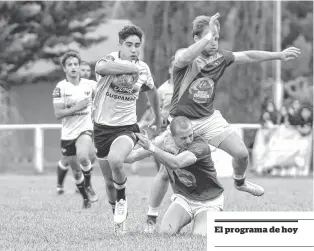  ?? PABLO PRESTI-LA NUEVA. ?? presente entre los backs de Sportiva.