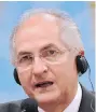  ??  ?? Antonio Ledezma