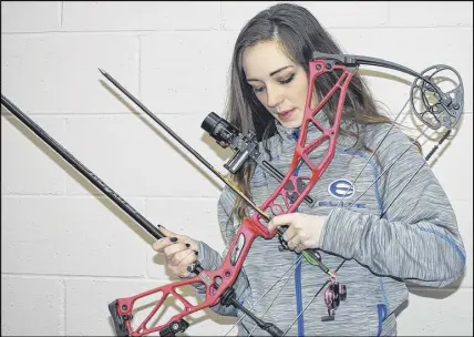  ?? HARRY SULLIVAN – TRURO NEWS ?? Ashley Hamel, 19, of Parrsboro has been selected to participat­e for Nova Scotia in the archery competitio­ns during the upcoming Canada Winter Games in Red Deer, Alta.