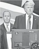  ??  ?? Rick Gates and Donald Trump at the GOP convention. JACK GRUBER, USA TODAY