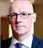  ??  ?? PLAN TO RETURN: John Swinney