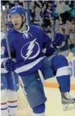  ?? DIRK SHADD/THE ASSOCIATED PRESS ?? Nikita Kucherov has scored in each of Tampa’s first seven games as the club is off to a 5-1-0-1 start.